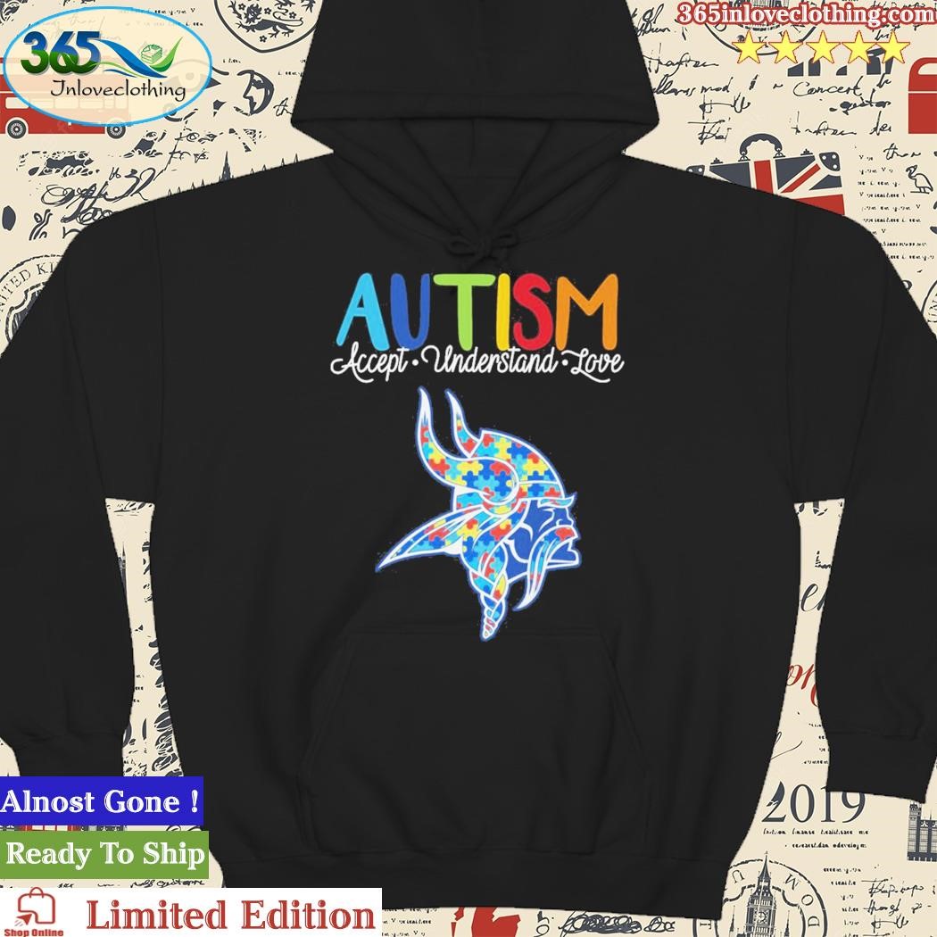 Minnesota Vikings Acceptance Is The Cure Autism T Shirt - Limotees