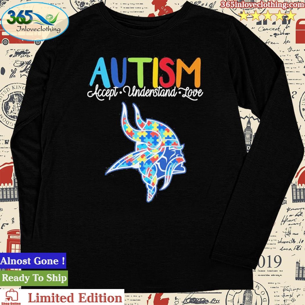 Minnesota Vikings Acceptance Is The Cure Autism T Shirt - Limotees