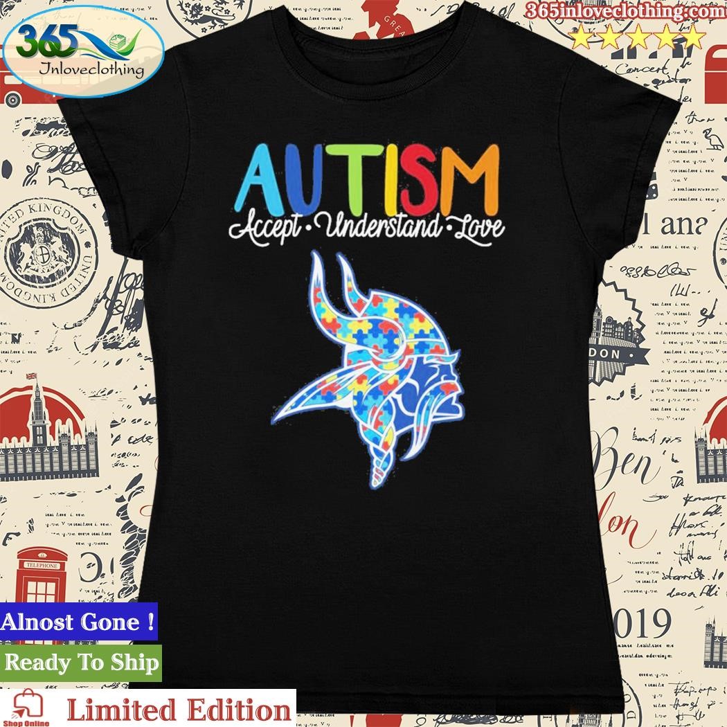 Minnesota Vikings Acceptance Is The Cure Autism T Shirt - Limotees