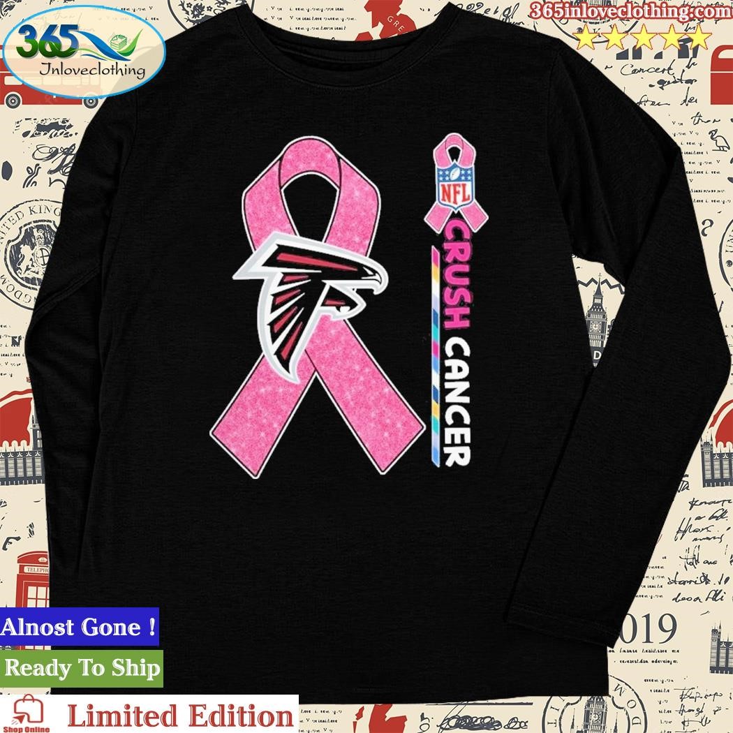 Crush Cancer Atlanta Falcons NFL Shirt Cancer Support Women Men