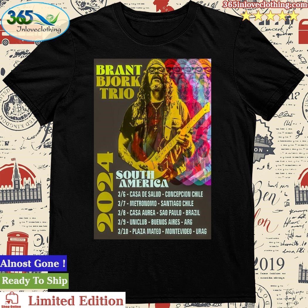 Official Brant Bjork Metronomo Santiago, Chile 03.07.2024 Poster Shirt