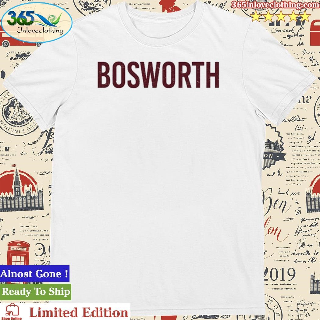 Official Brian Bosworth Wearing Bosworth Shirt