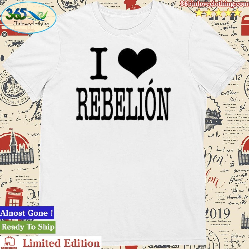 Official Ericdoa I Love Rebelión Shirt