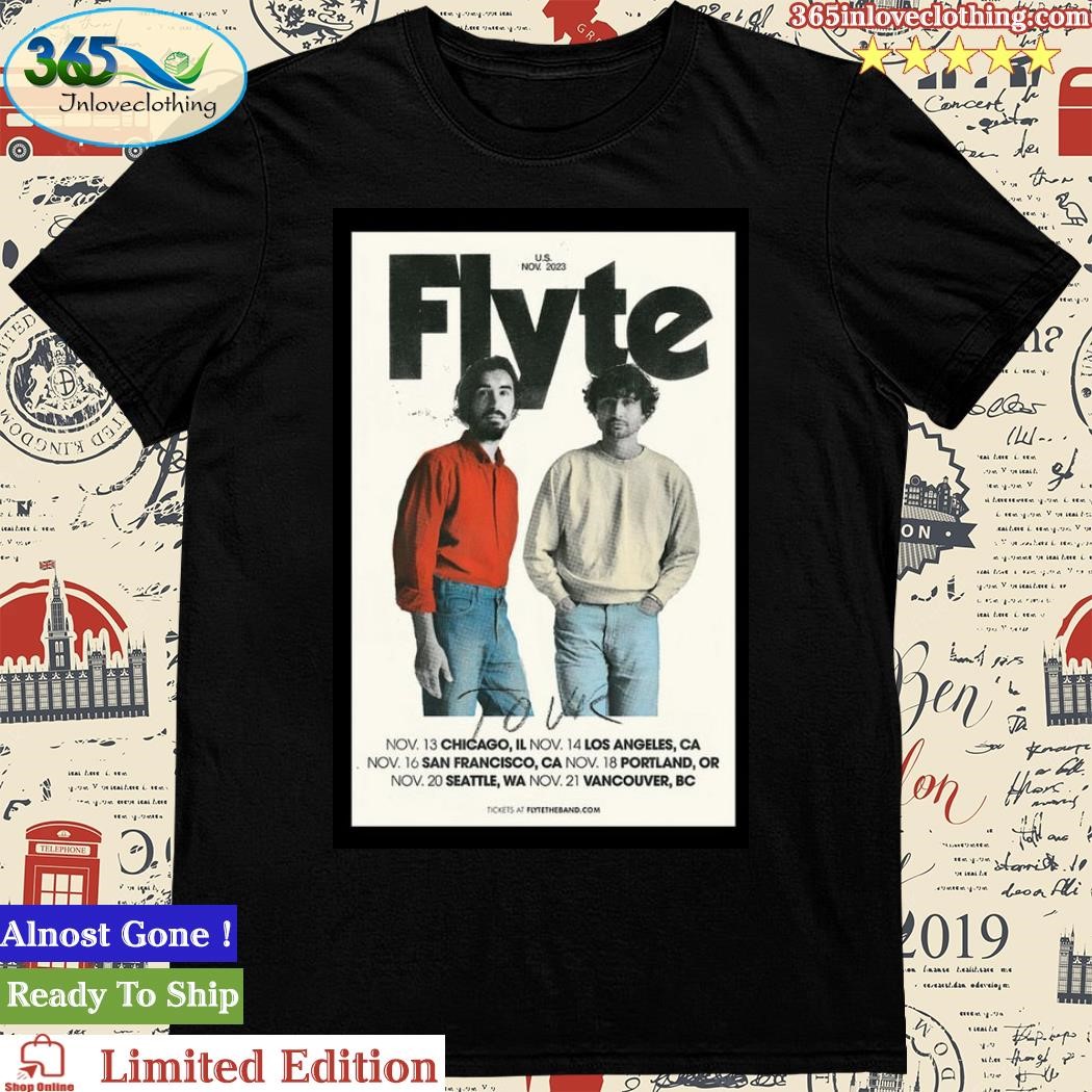 Official Flyte Nov 20 2023 Seattle WA Event Poster Shirt