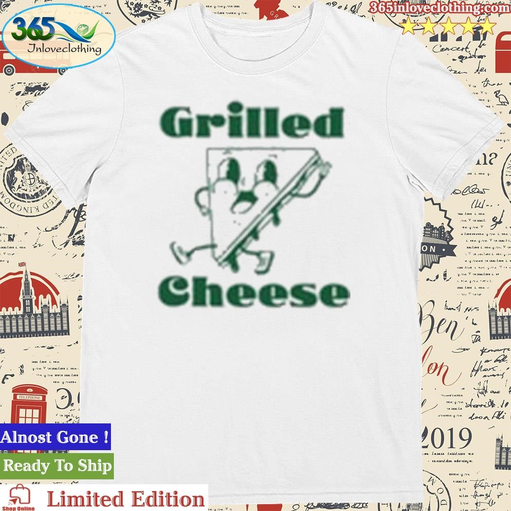 Official Grilled Cheese It Ain't Easy Being Cheesy Logo Shirt