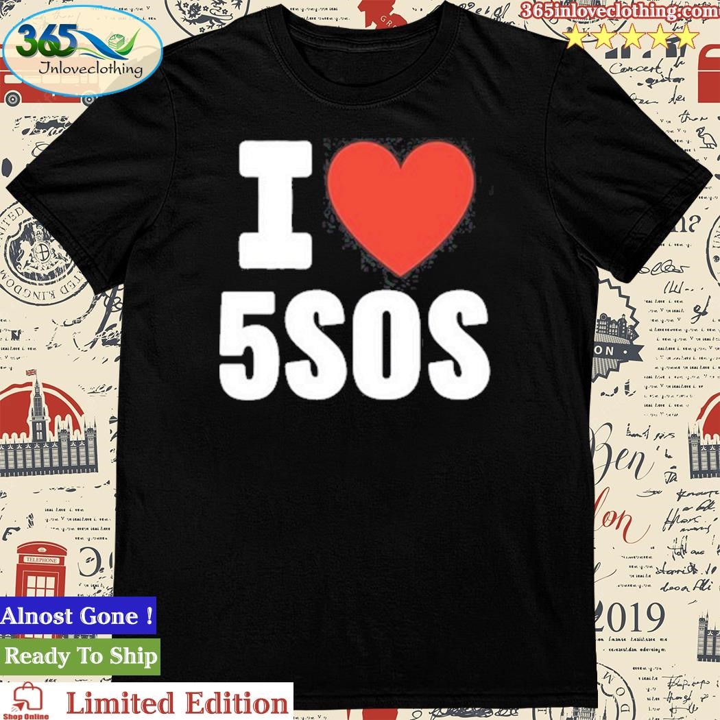 Official I Love 5SOS Holiday Shirt
