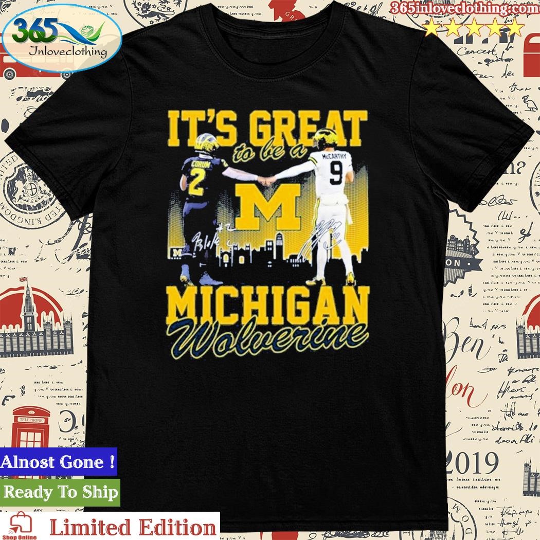 Official It’s Great To Be A Michigan Wolverine Shirt