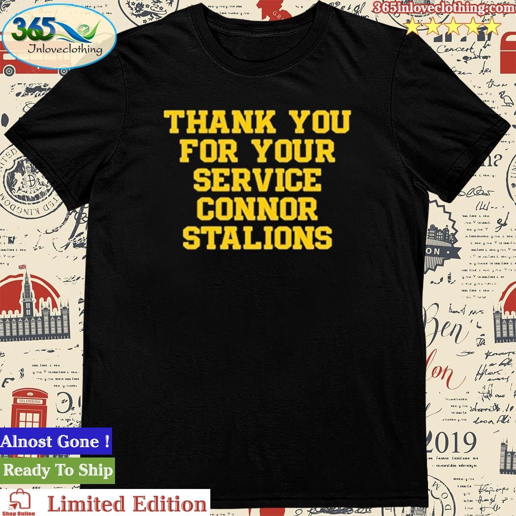 Official Jack Mcguire Thank You For Your Service Connor Stalions Shirt