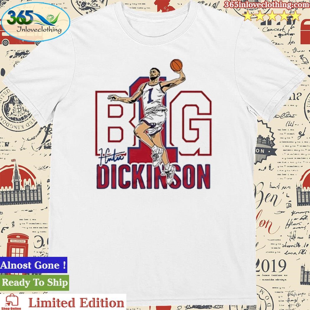 Official Kansas Baskeball Hunter Big Dickinson Shirt