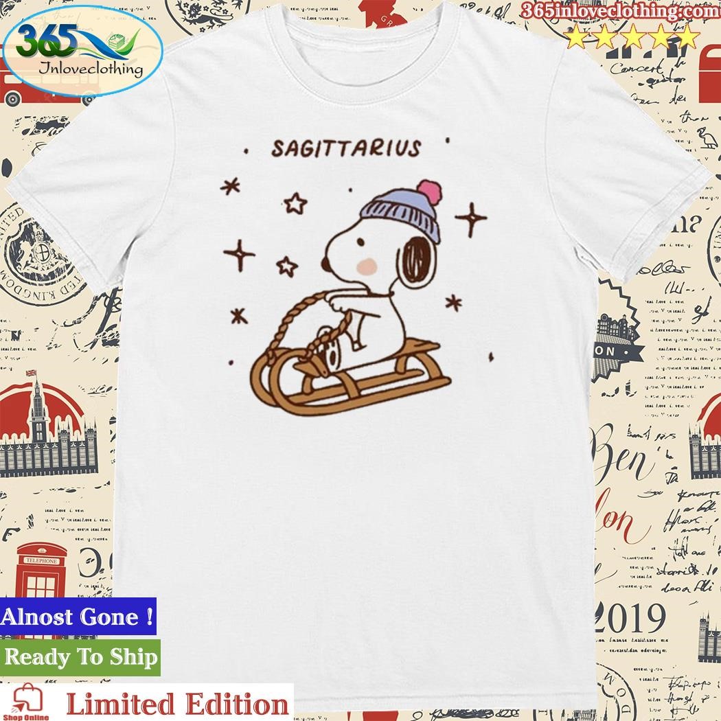 Official Kiracyan.Design Sagittarius Winter Snoopy Shirt