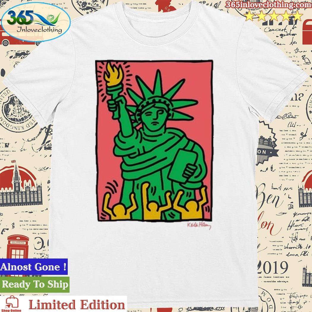 Official Klara Kalu Keith Haring Statue Of Liberty Shirt