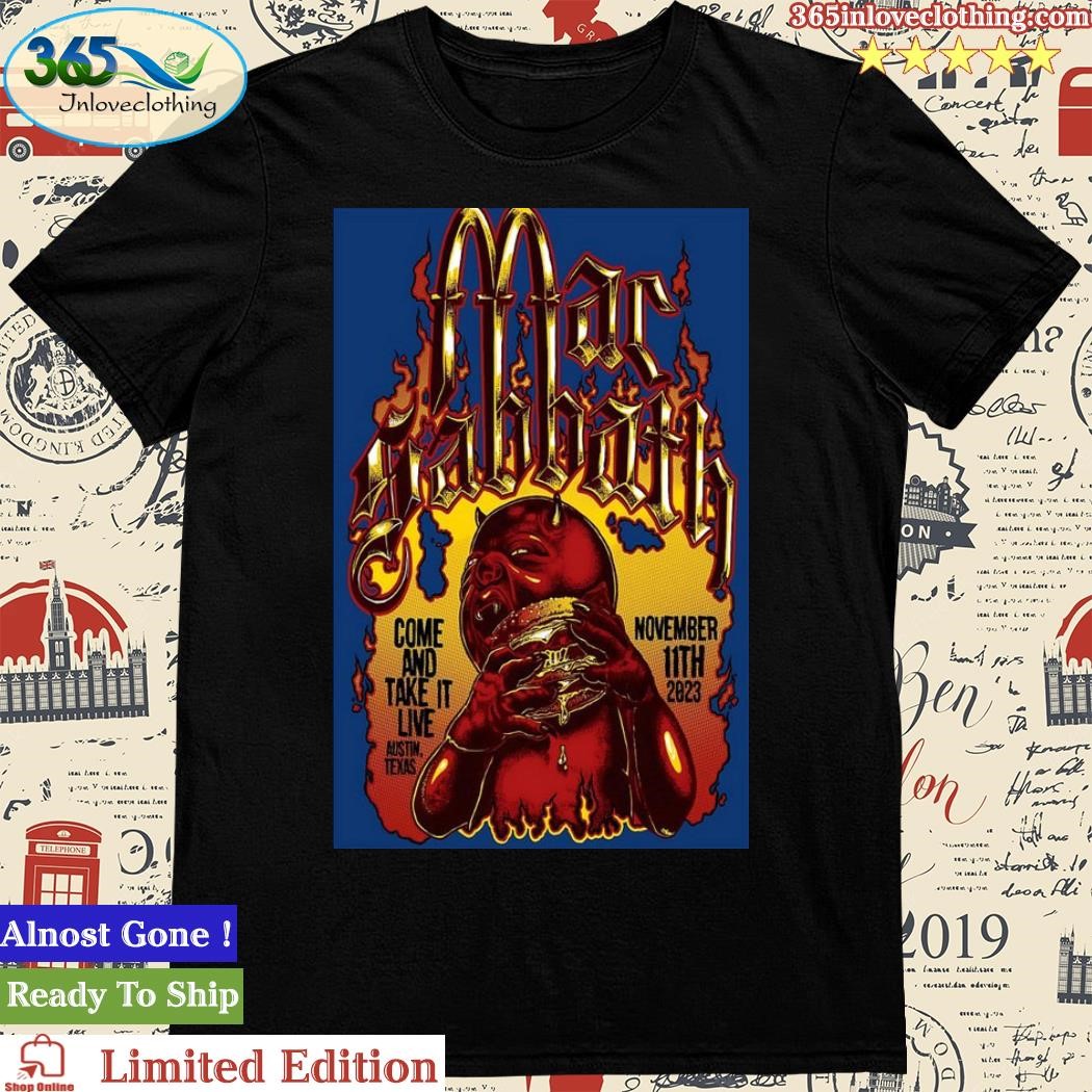 Official Mac Sabbath at Come and Take It Live in Austin, TX Nov 11, 2023 Poster Shirt
