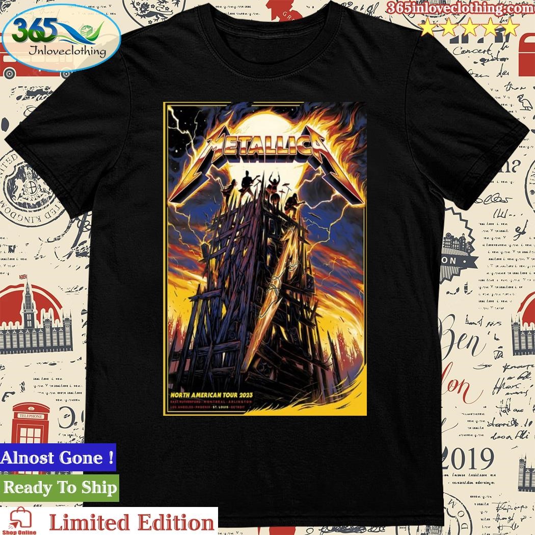 Tour Metallica M72 St. Louis 2023 Poster T-Shirt, hoodie, sweater and long  sleeve