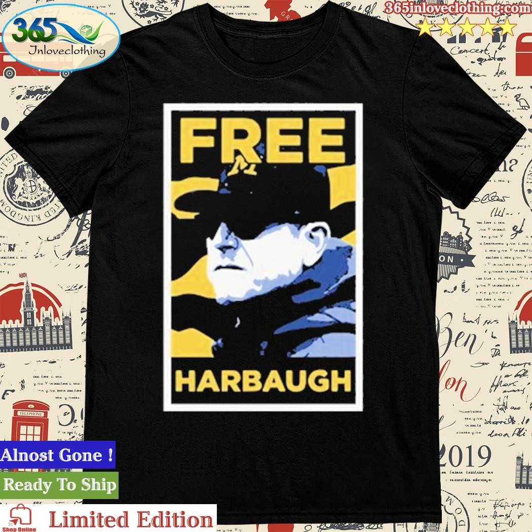 Official Michigan Wolverines JJ McCarthy Free Harbaugh Shirt