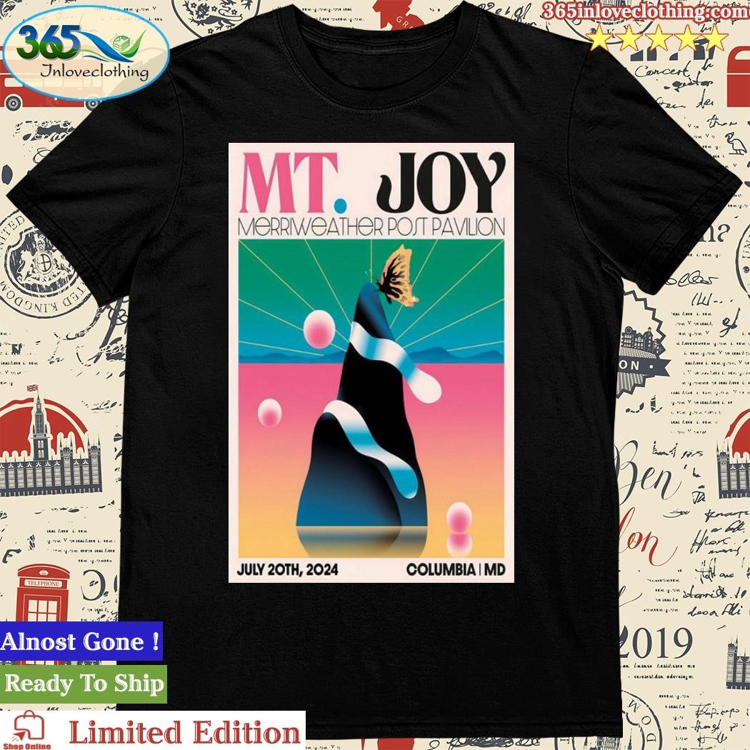 Official Mt.Joy 2024 North American Tour Merriweather Post Pavilion Columbia Poster Shirt