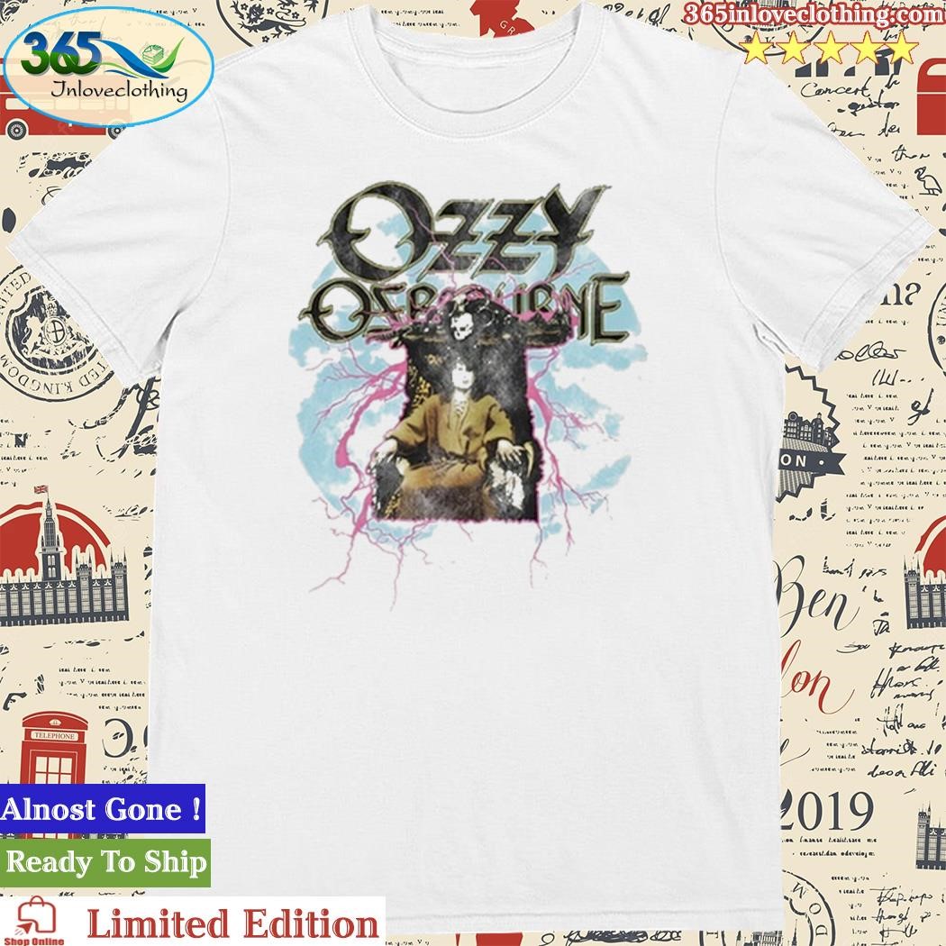 Official No Rest For The Wicked Lightning Ozzy Osbourne Shirt