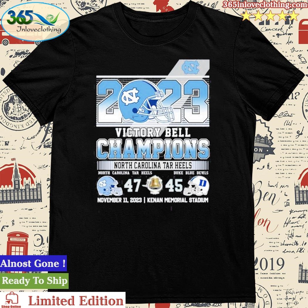 Official North Carolina Tar Heels Victory Bell Champions Shirt