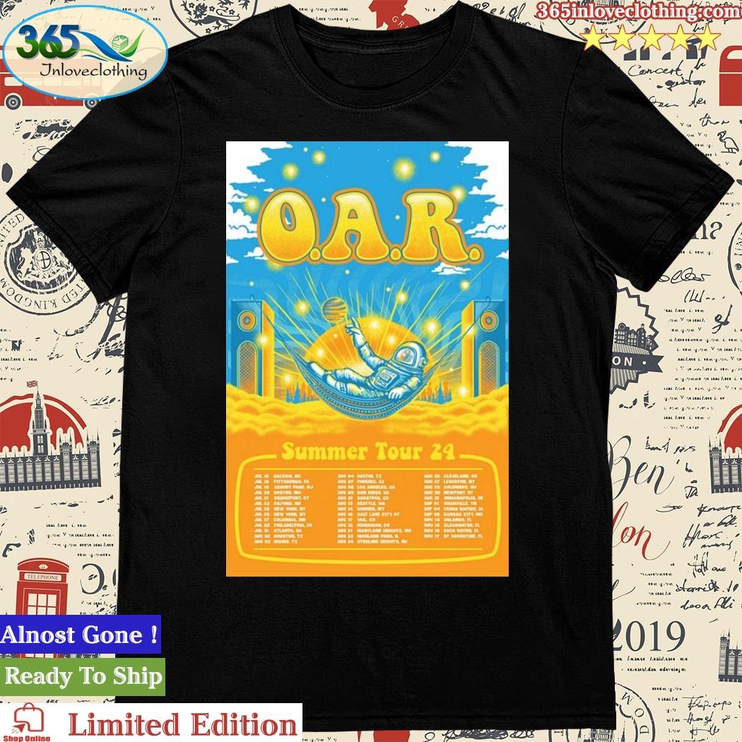 Official O.A.R. Announces Summer 2024 Tour Poster Shirt