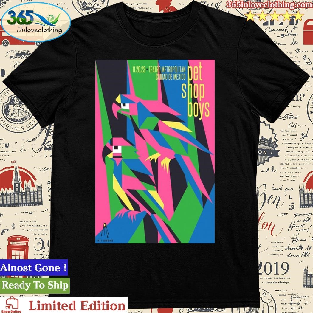 Official Pet Shop Boys November 20, 2023 Teatro Metropólitan Ciudad De, Mexico Poster Shirt