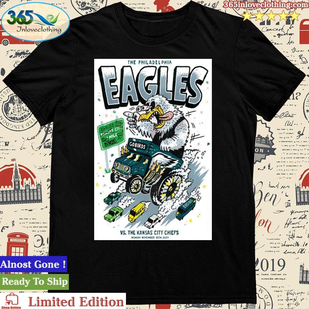 Official Philadelphia Eagles vs Kansas City Chiefs Nov 20, 2023 Poster Shirt