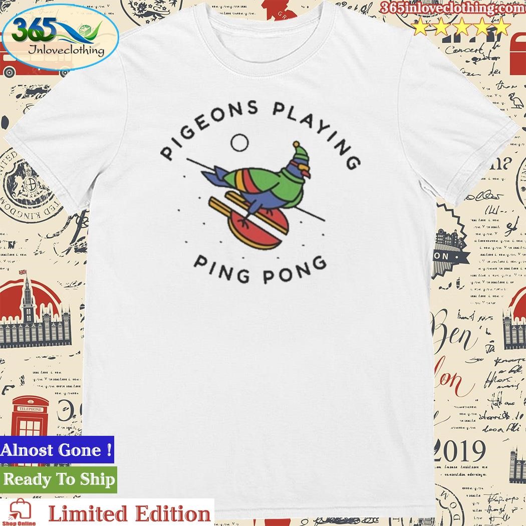 Official Pigeons Playing Ping Pong Paddle Boarder Shirt