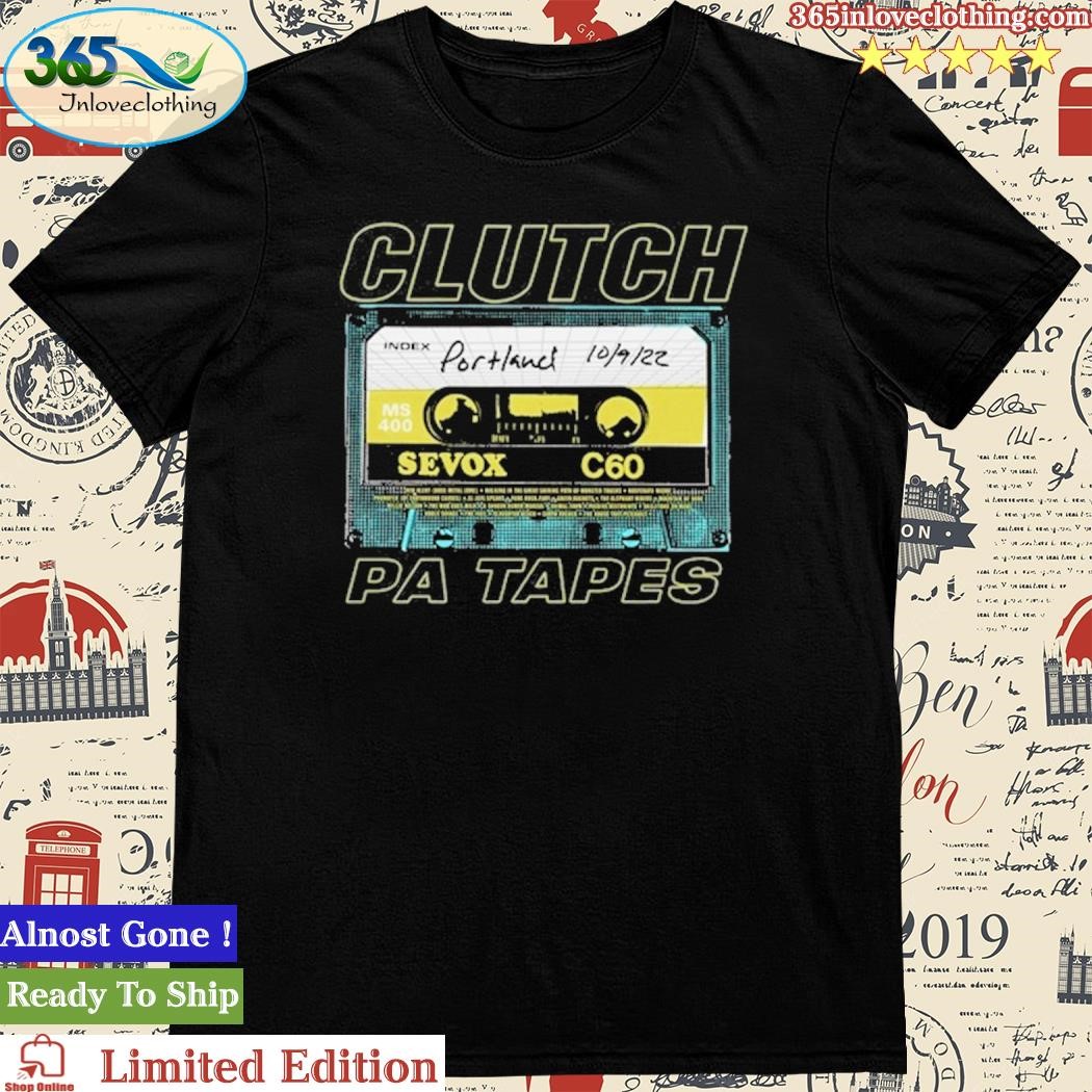 Official Portland PA Tapes Clutch 2023 Shirt