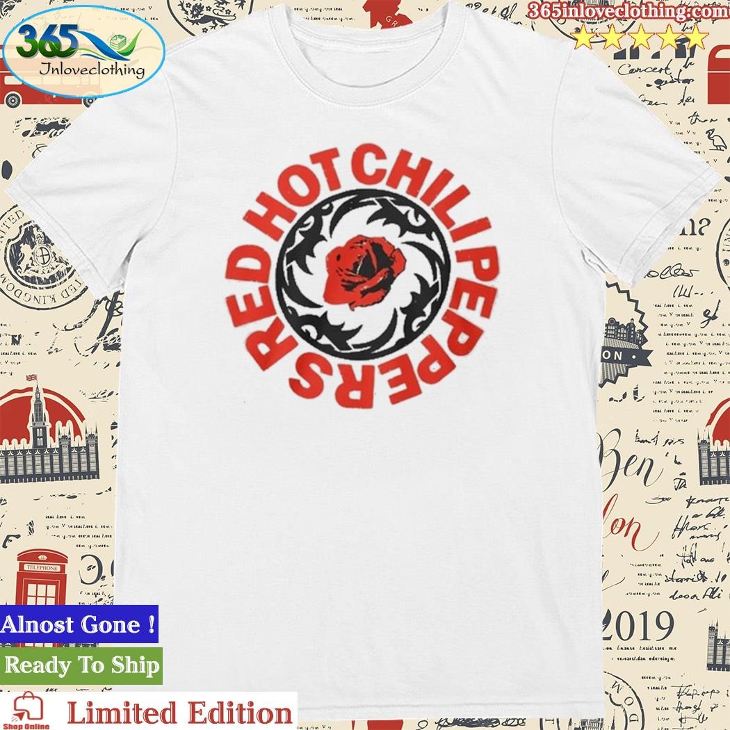 Official Red Hot Chili Peppers rose Shirt