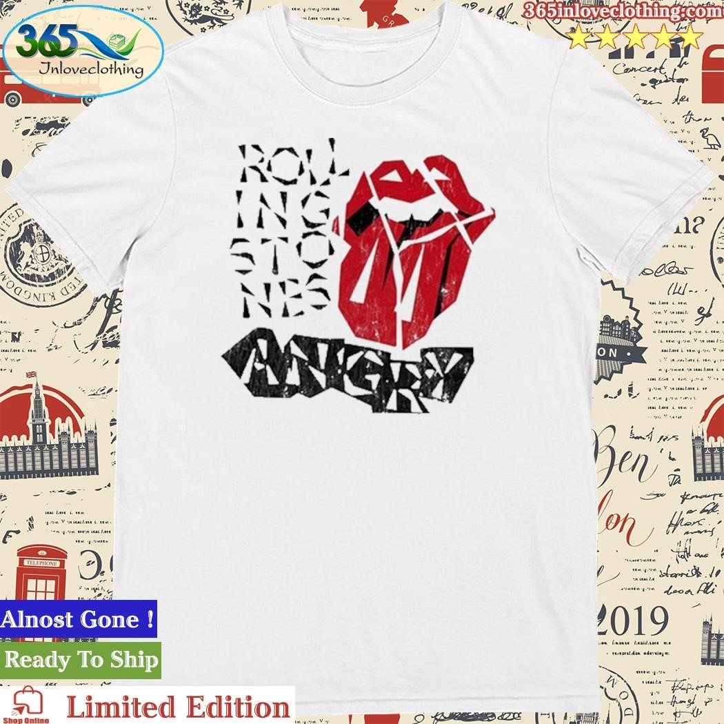 Official Rolling Stones Angry Ringer Shirt