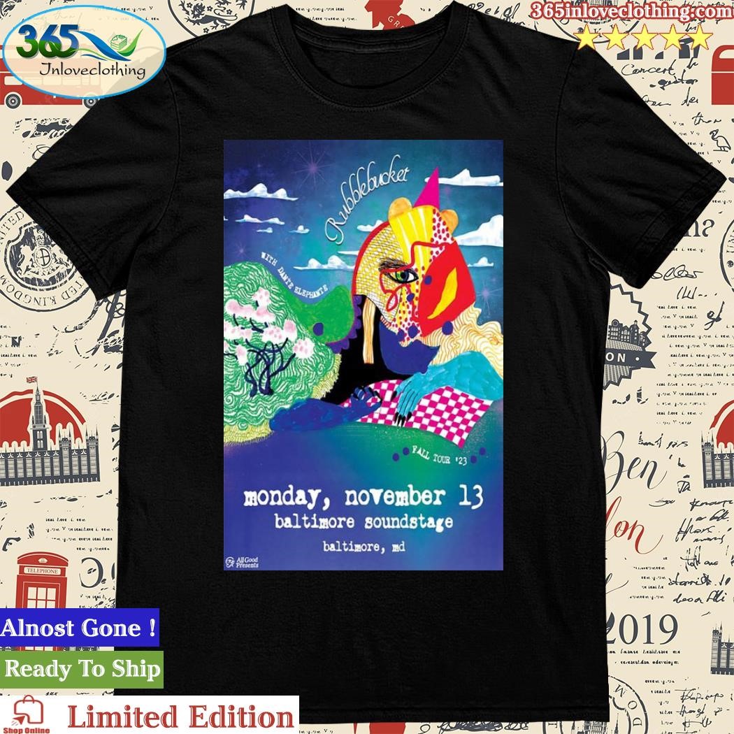 Official Rubblebucket Baltimore, MD Event 2023 Poster Shirt