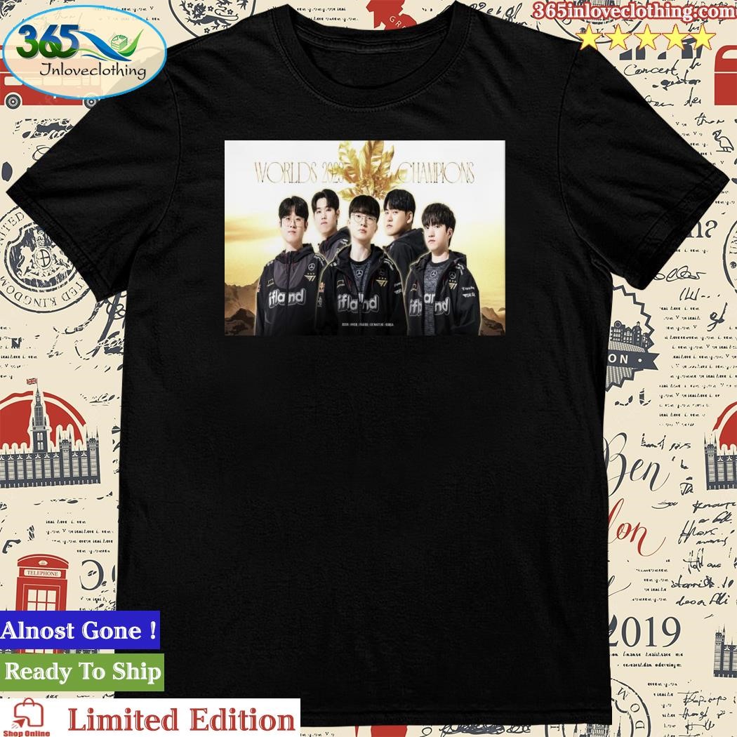 Official SK Telecom T1 Worlds 2023 Champions Home Decor Poster Shirt