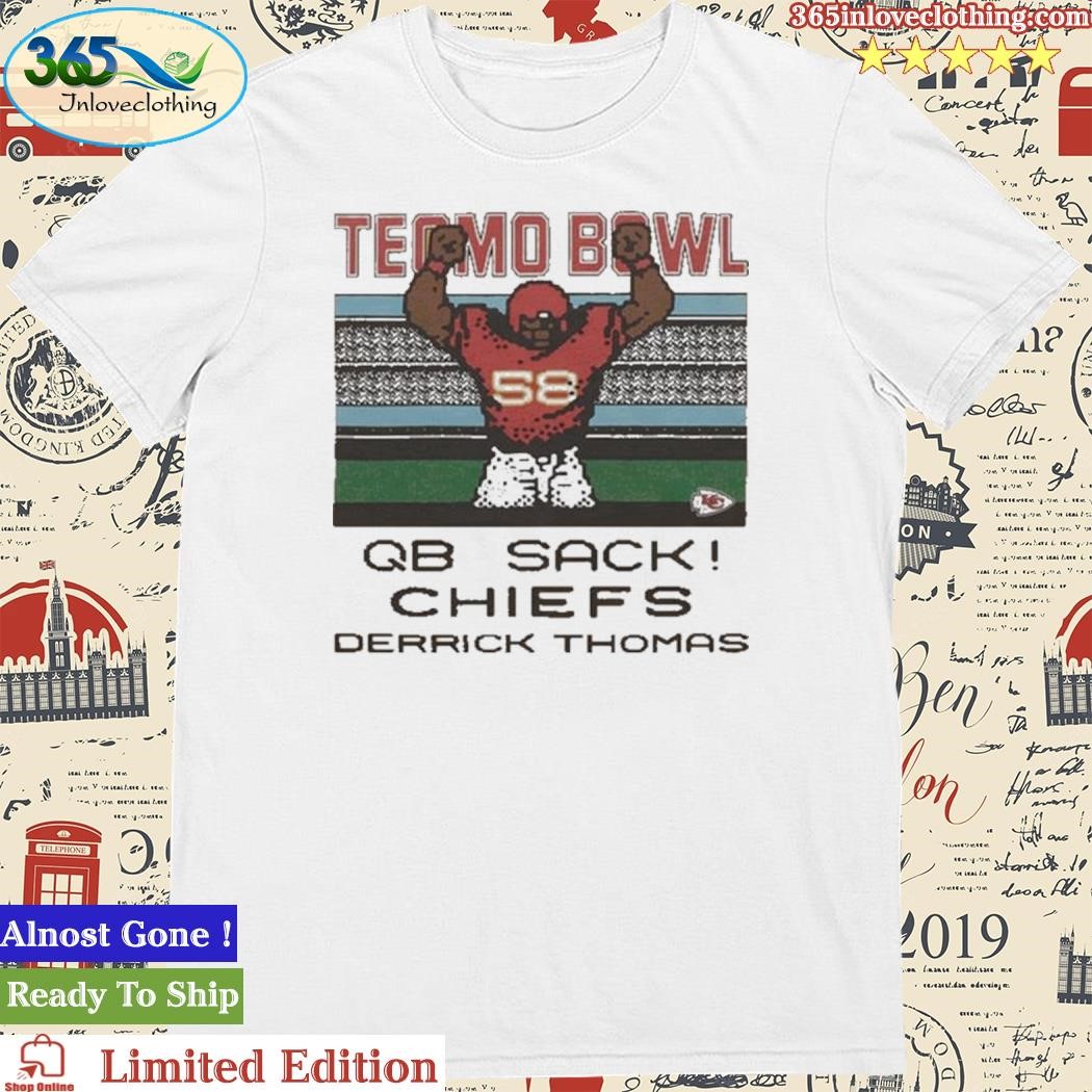 Official Tecmo Bowl Chiefs Derrick Thomas Shirt