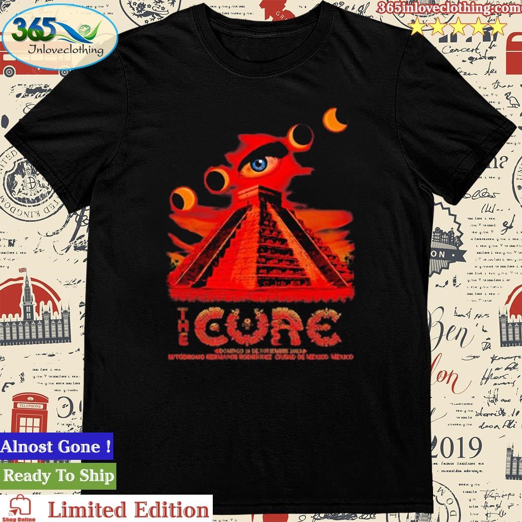 Official The Cure November 19, 2023 Autodromo Hermanos Rodriguez Mexico City, Mexico Tour Shirt