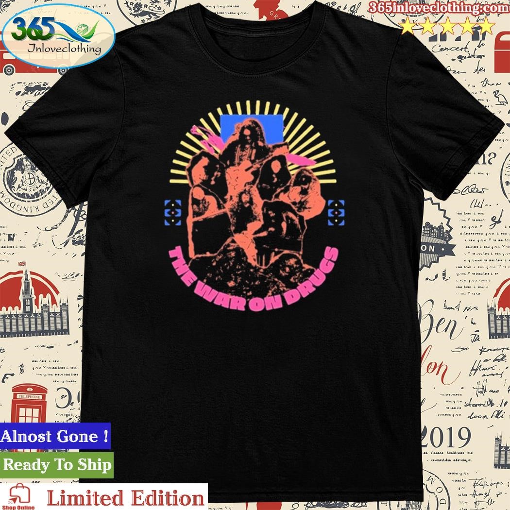 Official The War On Drugs Retro Band Photo Shirt