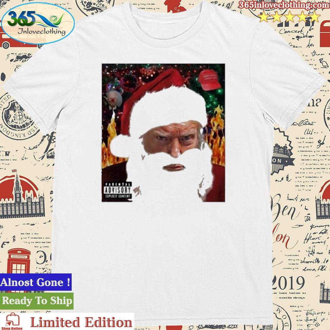 Official Trump Santa Mugshot Tacky Christmas Shirt