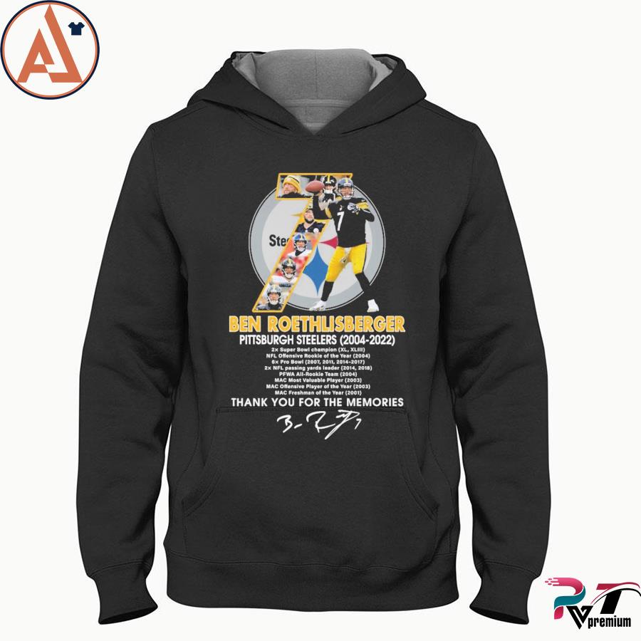 Ben Roethlisberger 2004-2022 Thank You For The Memories Shirt