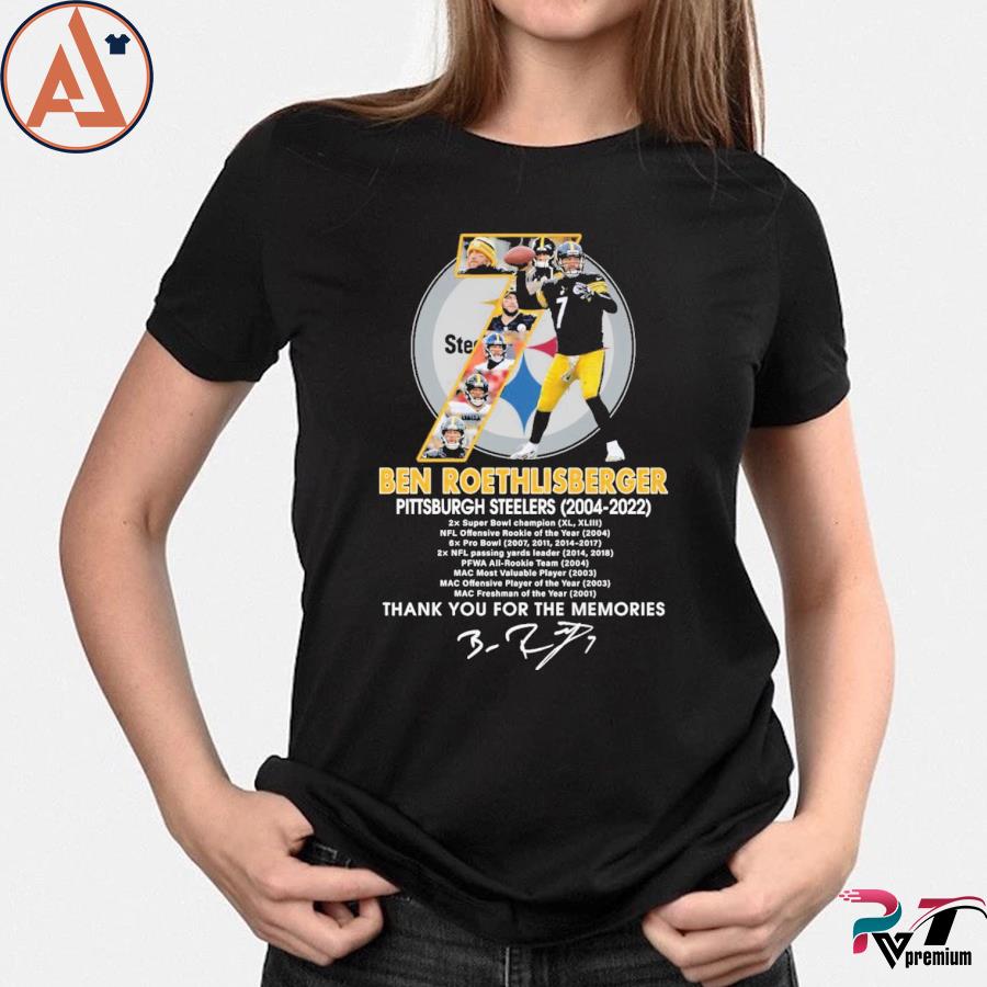 FREE shipping 7 Ben Roethlisberger 2004-2021 Thank You For The Memories  Shirt, Unisex tee, hoodie, sweater, v-neck and tank top