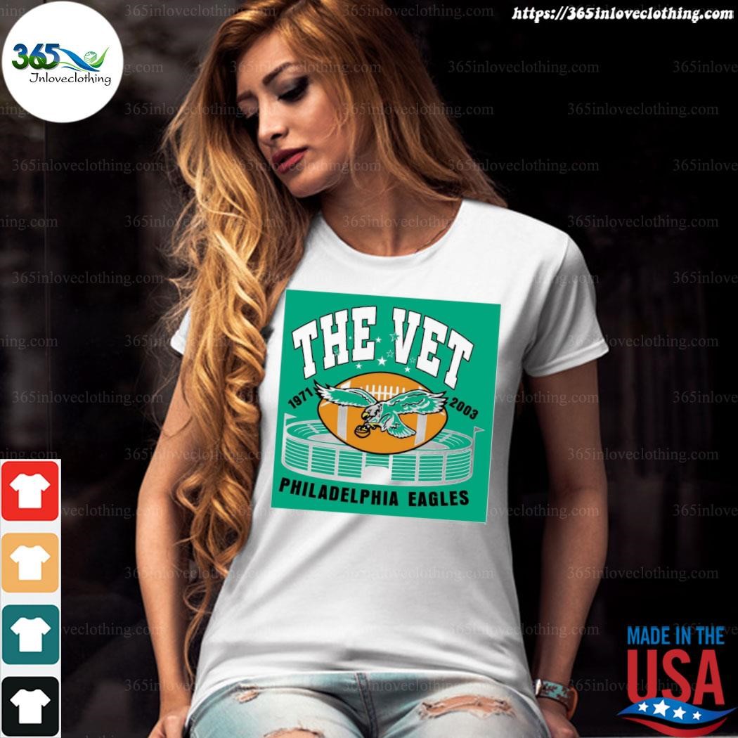 Philadelphia Eagles Stadium The Vet Philadelphia Eagles Shirt Ladies Tee