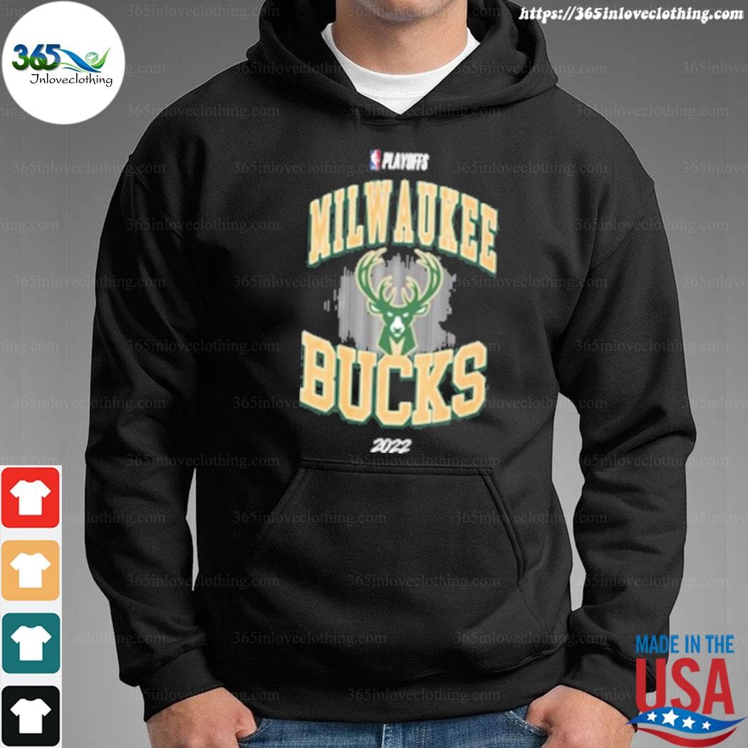 Milwaukee Bucks Youth 2022 NBA Playoffs Hype T-Shirt - Black, hoodie,  sweater, long sleeve and tank top