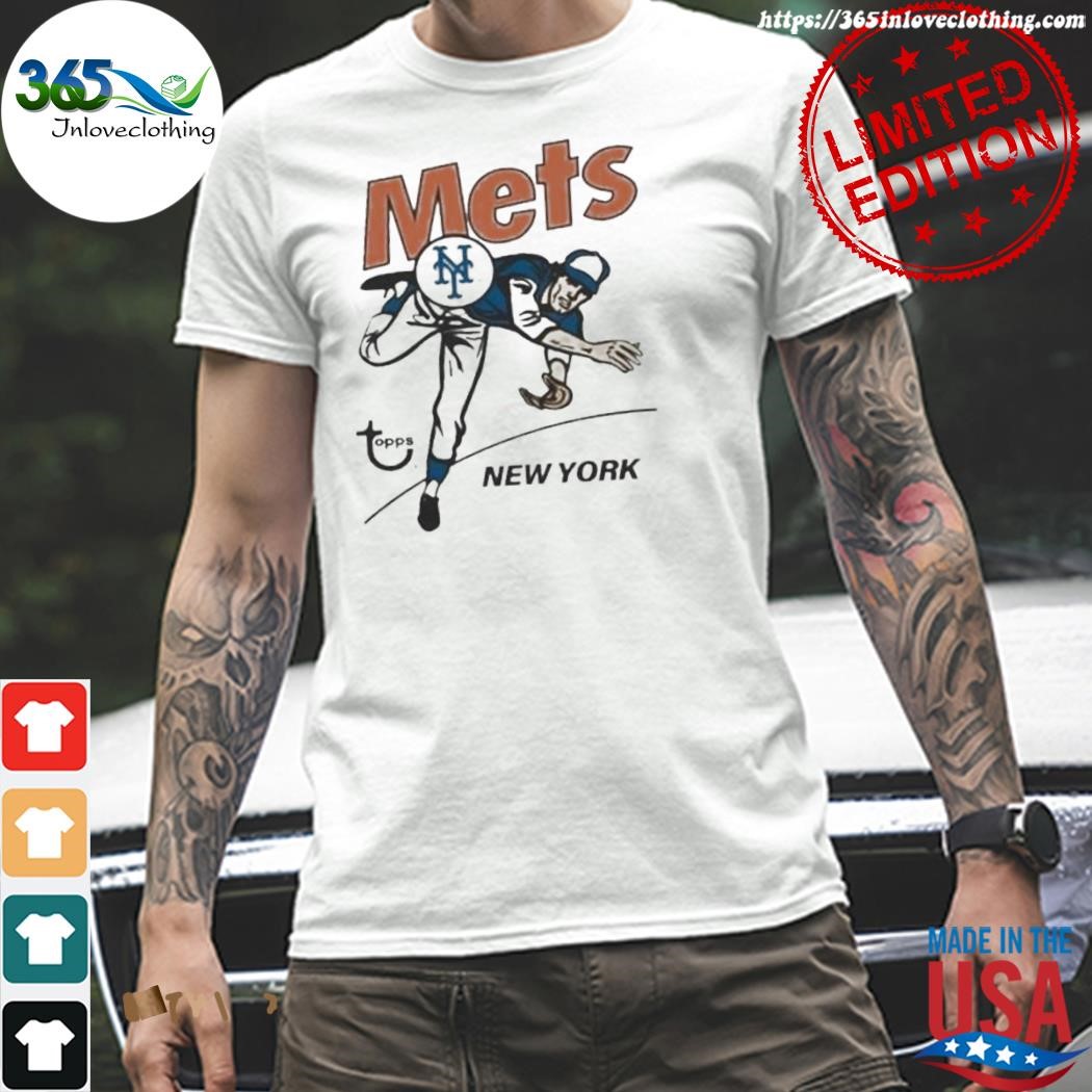 Baseball X Mlb X Topps New York Mets Shirt