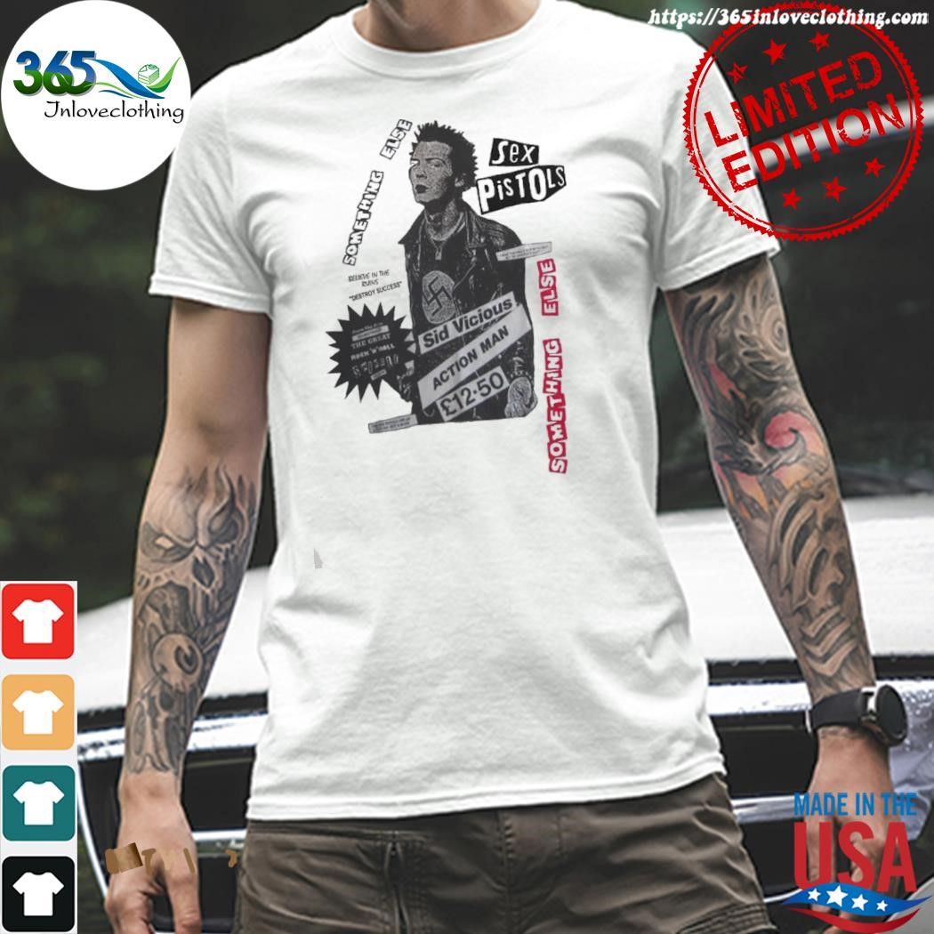 Official cam sex pistols something else sid vicious action man shirt