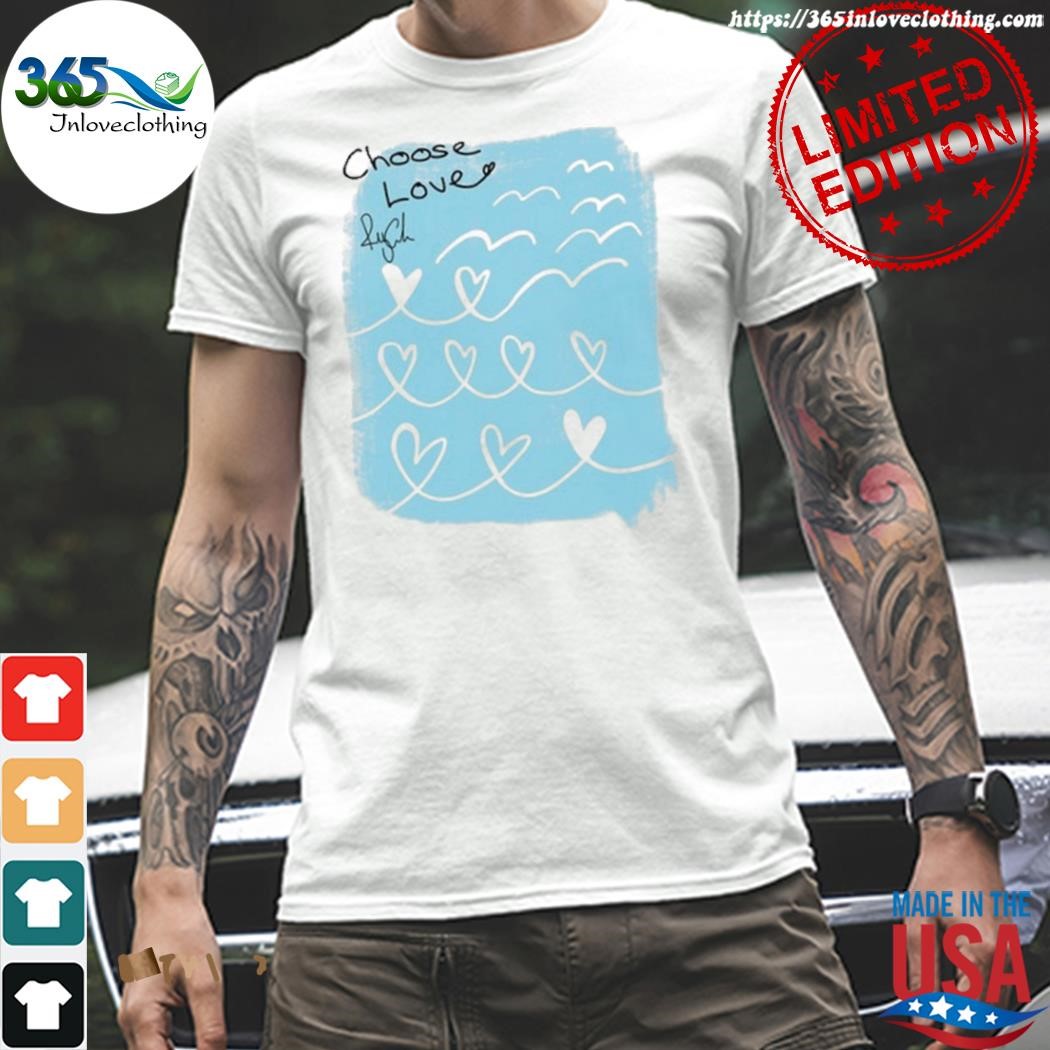 Official freddy carter x everpress choose love shirt