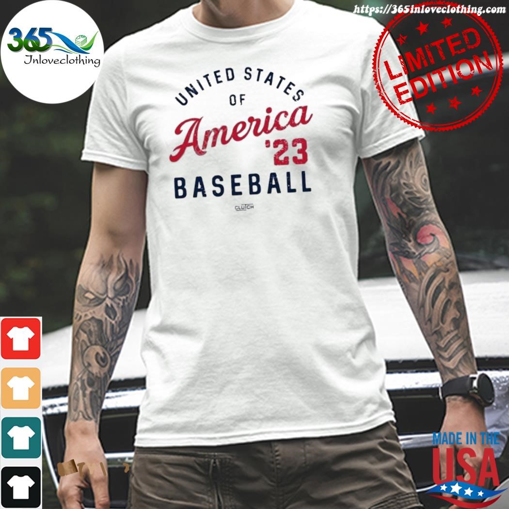 Official in the clutch shop united states of America baseball shirt