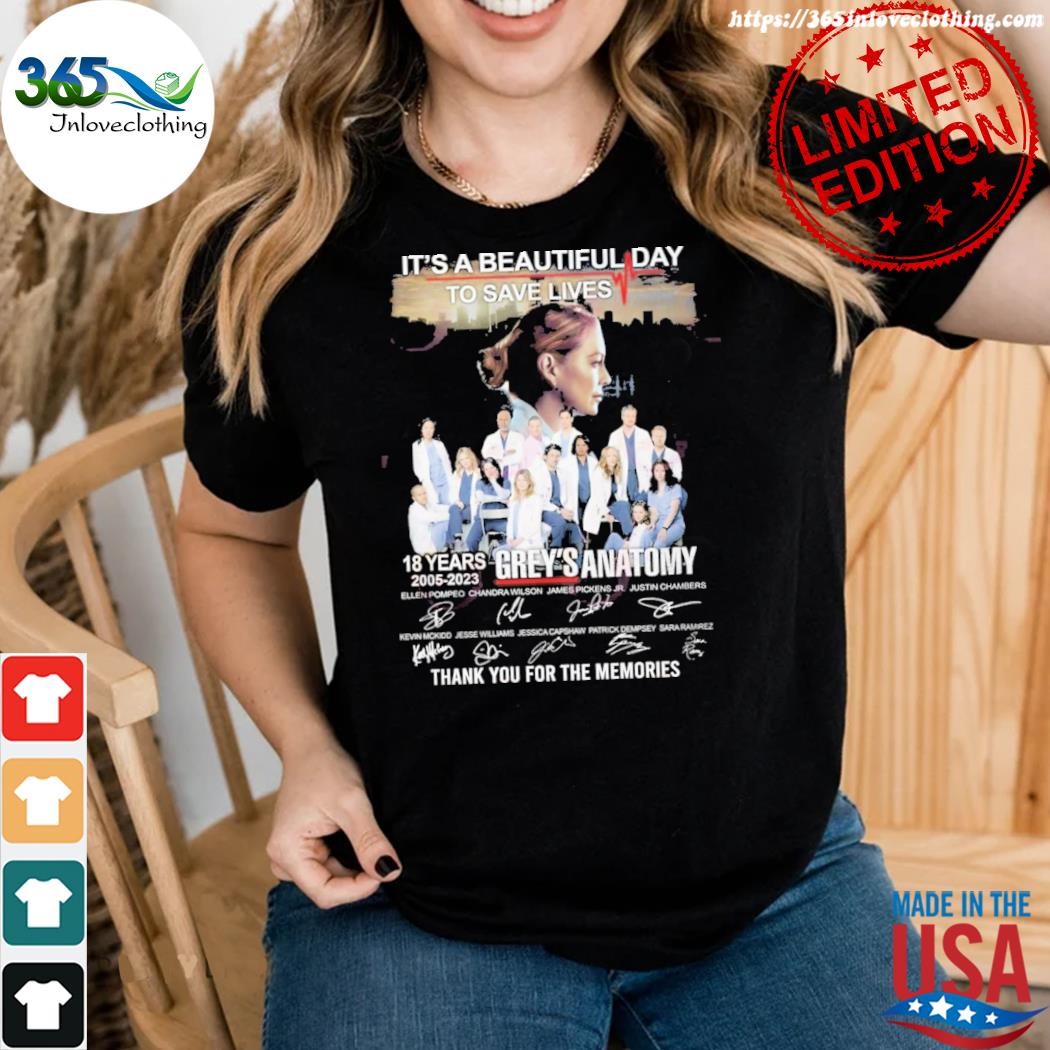 Grey's anatomy limited edition hot sale shirt