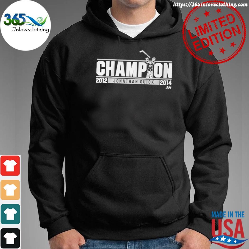 Official Jonathan Quick Champion Shirt, hoodie, sweater, long sleeve and  tank top