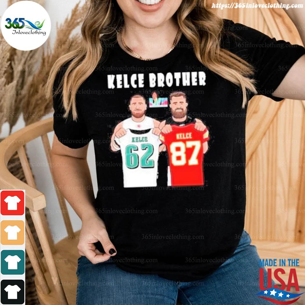 Official Kelce Brothers Jason Kelce Vs Travis Kelce Lvii Super Bowl Matchup  shirt, hoodie, sweater, long sleeve and tank top