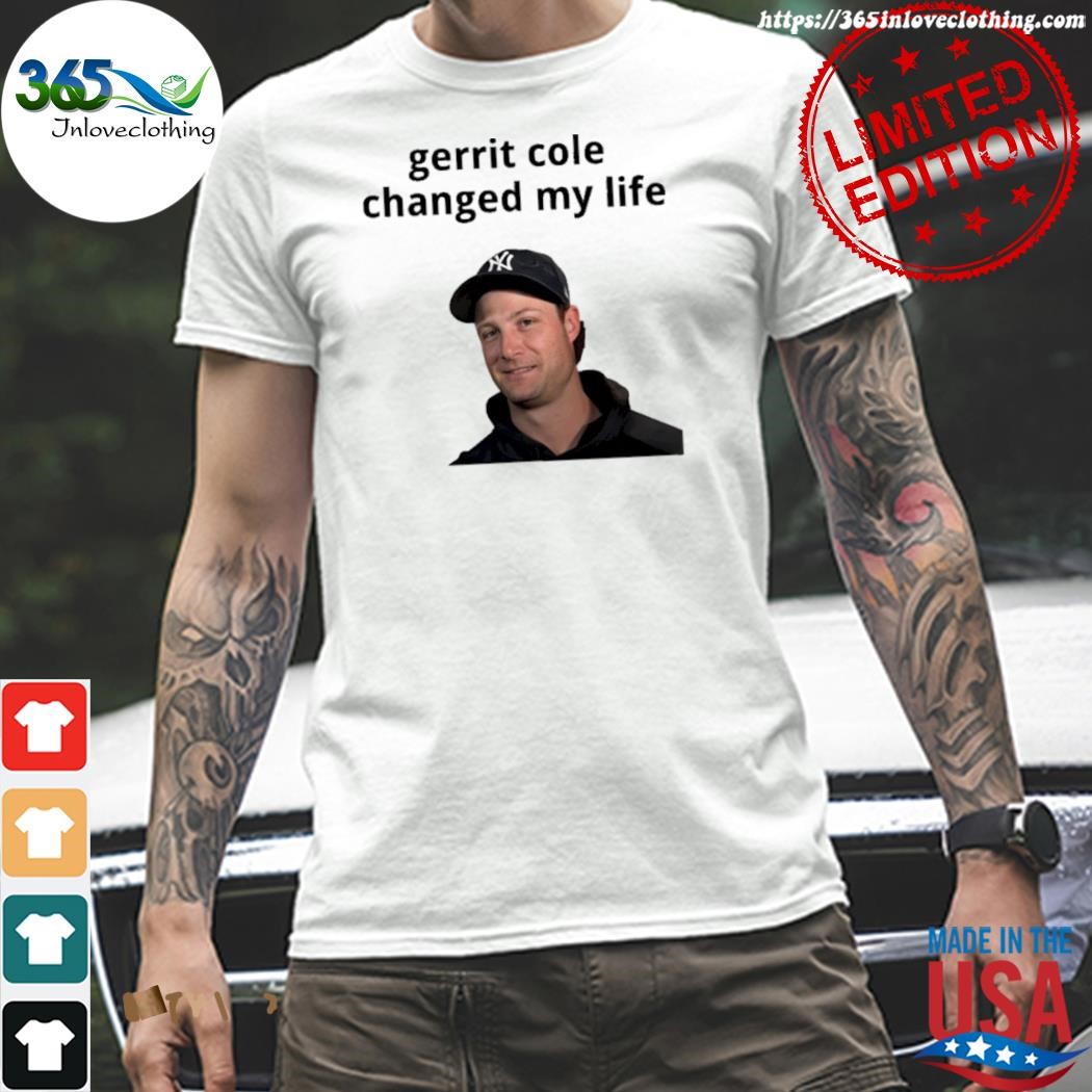 Official kreidtastrophe gerrit cole changed my life shirt