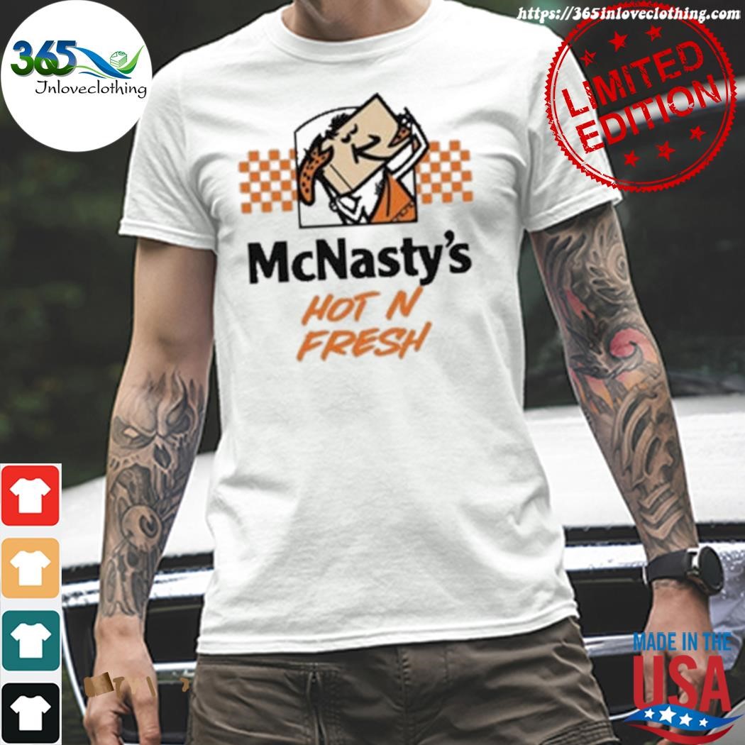 Mcnasty's hot N fresh Pizza logo shirt, hoodie, sweater, long