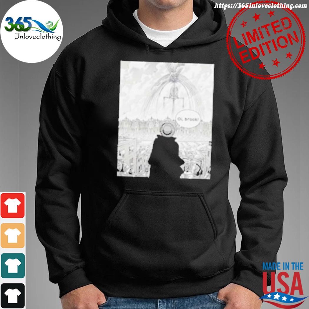 Official one piece x attack on titan luffy oI brook shirt hoodie.jpg