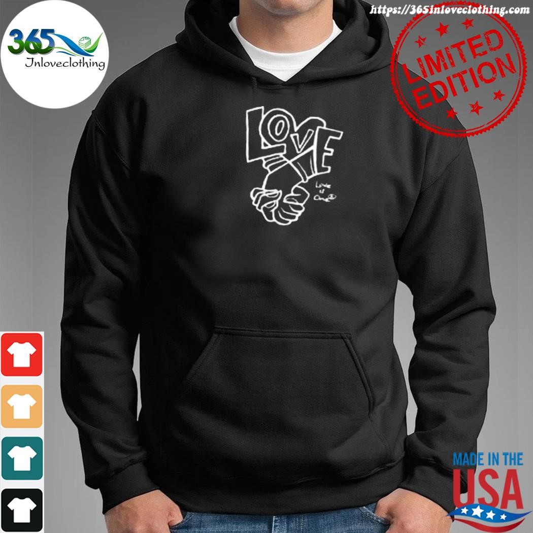Official rene knott love is one x cbabI love shirt hoodie.jpg