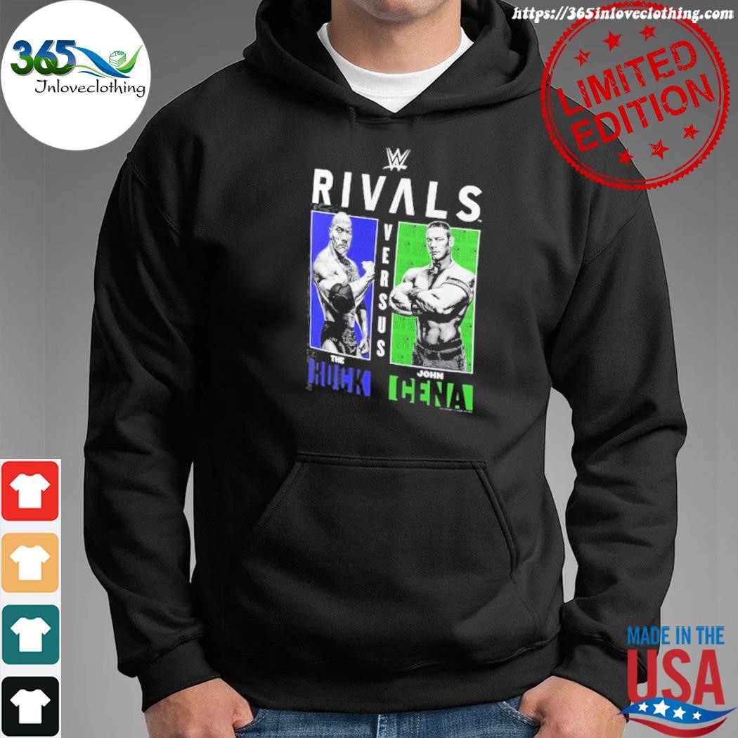 WWE Rivals The Rock vs. John Cena shirt, hoodie, sweater, long sleeve and  tank top